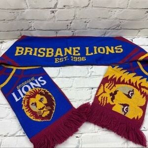 Brisbane‎ lions scarf with tassels